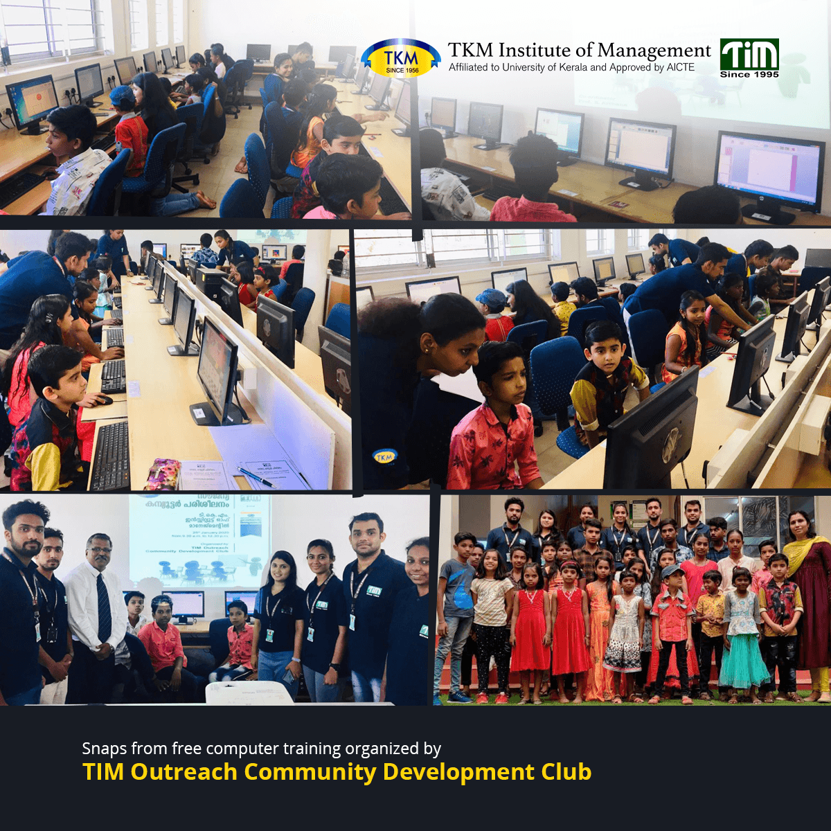 Free Computer Training Organized By TIM Outreach Community Development Club
